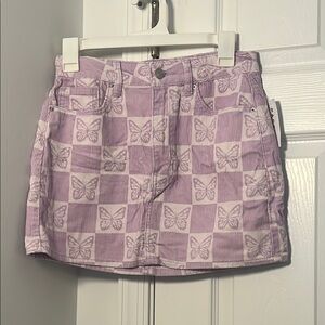 PacSun Lavender Corduroy Skirt